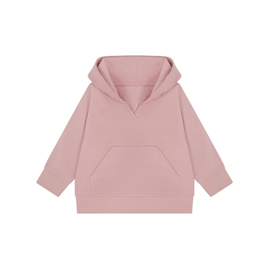 Bluza Dziecieca z Kapturem Regenerowana Bawelna Poliester Recykling LW802 - Soft Pink