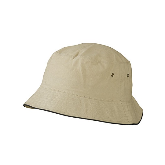 Kapelusz Rybacki Bawelniany MB012 - Khaki & Black