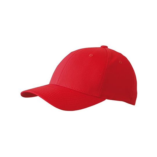 Czapka 6 Panelowa Klasyczna MB6183 - Red