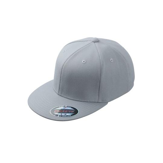 Czapka Flexfit Pelny Tyl Plaski Daszek MB6184 - Light Grey