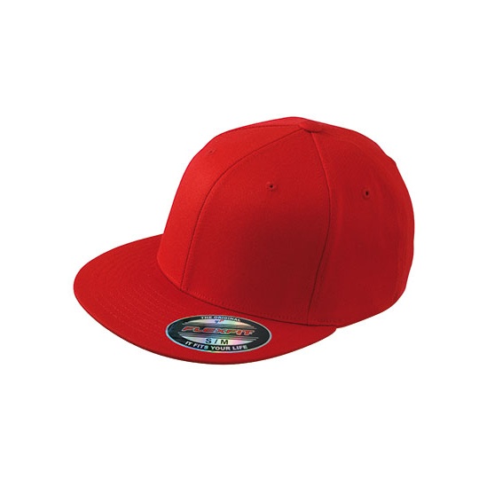 Czapka Flexfit Pelny Tyl Plaski Daszek MB6184 - Red