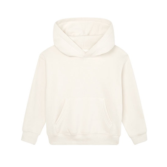 Bluza Dziecieca z Kapturem Bawelna Organiczna Poliester Recykling MK04 - Natural