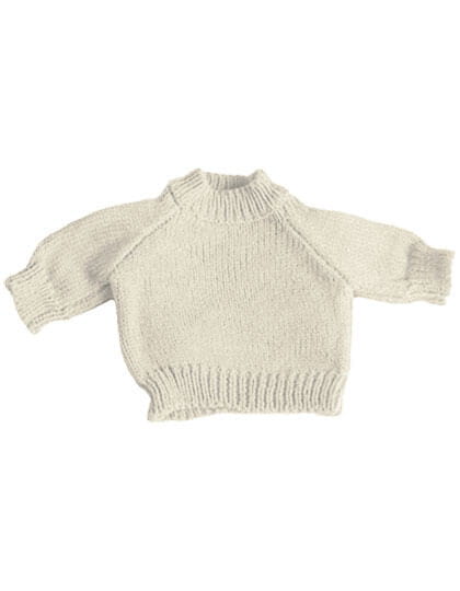 Sweter z raglanowymi rękawami MM83 - Cream