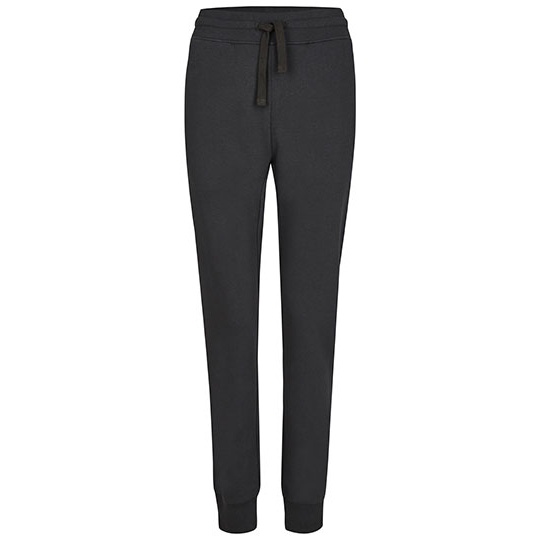 Damskie spodnie dresowe z kieszenia na zamek MY1120 - Black