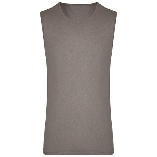 Tank top Męski Klasyczny Bawełniany MY310 - Grey Solid