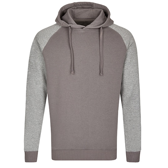 Bluza Meska Klasyczna Bawelniana MY611 - Grey Solid & Heather Grey