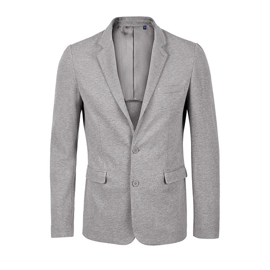 Marynarka Meska Pique NB3169 - Gray Melange