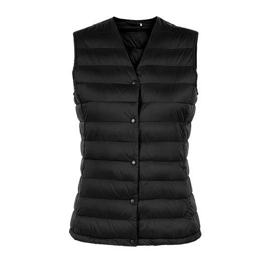 Kamizelka Meska Lekka Pikowana Wodoodporna Nylon NB3172 - Deep Black