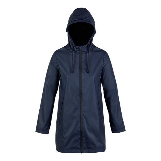 Parka Damska Woskowana Wodoodporna NB3175 - Night