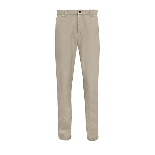 Spodnie Chino Meskie Bawelna Elastan NB3178 - Beige