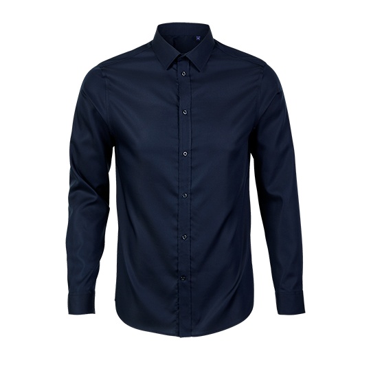 Koszula Meska Slim Bawelniana Twill NB3182 - Night
