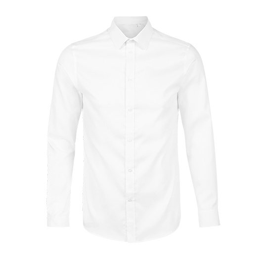Koszula Meska Slim Bawelniana Twill NB3182 - Optic White