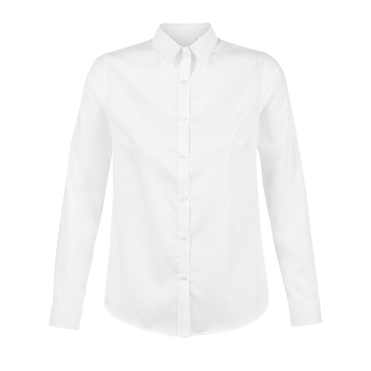 Koszula Damska Slim Nie Wymaga Prasowania NB3183 - Optic White