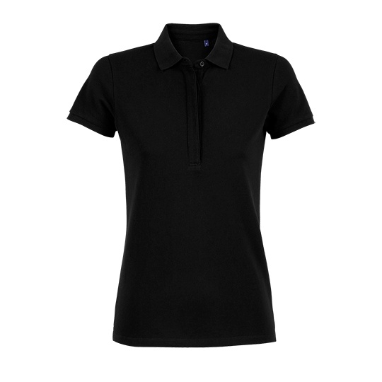 Koszulka Polo Damska Bawelniana Pika NB3189 - Deep Black