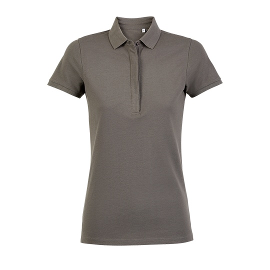 Koszulka Polo Damska Bawełniana Pika NB3189 - Soft Gray