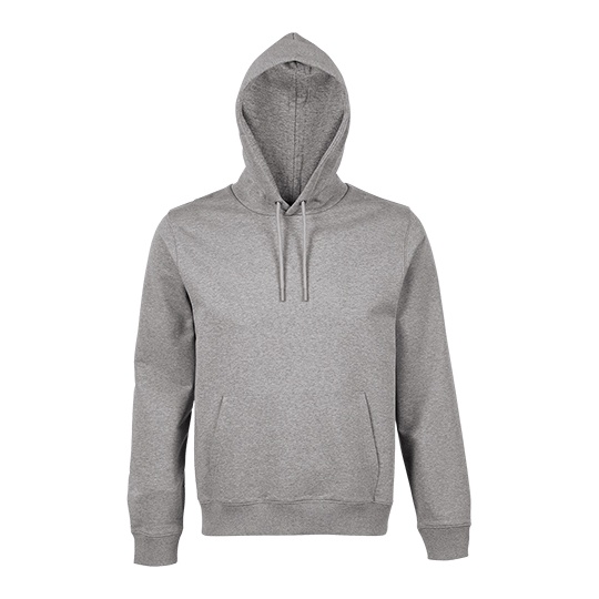 Bluza Meska z Kapturem French Terry NB3196 - Gray Melange