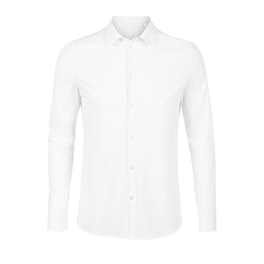 Koszula Meska Bawelna Merceryzowana NB3198 - Optic White