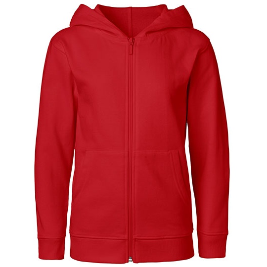 Bluza dziecieca zapinana na zamek NE13301 - Red