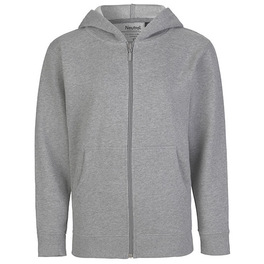 Bluza dziecieca zapinana na zamek NE13301 - Sport Grey
