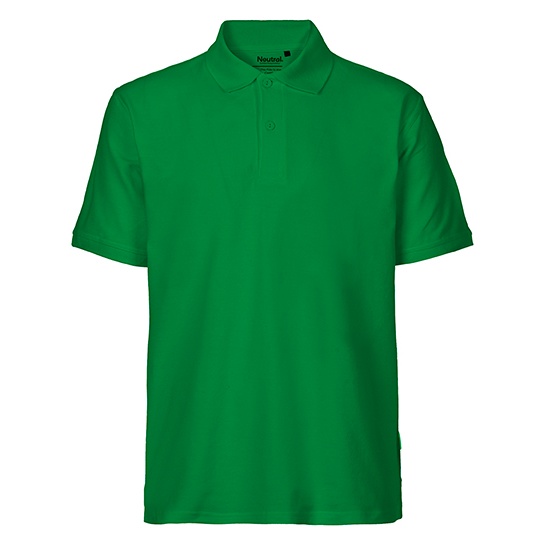 Koszulka Polo Meska Klasyczna Bawelna Organiczna Fairtrade NE20080 - Green