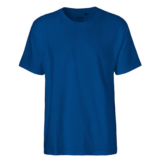 T-shirt Meski Klasyczny Bawelna Czesana NE60001 - Royal