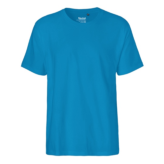 T-shirt Meski Klasyczny Bawelna Czesana NE60001 - Sapphire