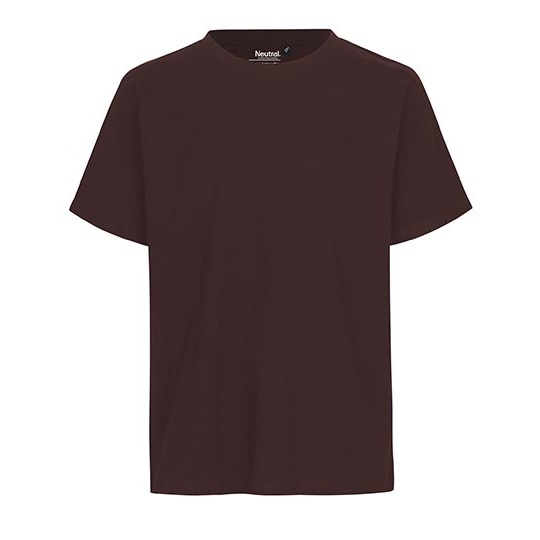 Koszulka Klasyczna Bawelna Organiczna NE60002 - Brown