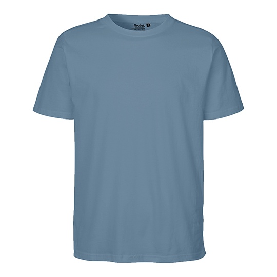 Koszulka Klasyczna Bawelna Organiczna NE60002 - Dusty Indigo