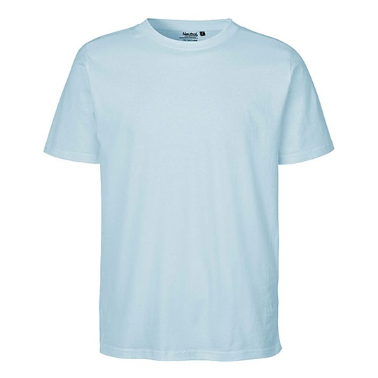 Koszulka Klasyczna Bawelna Organiczna NE60002 - Light Blue