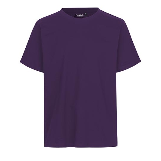 Koszulka Klasyczna Bawelna Organiczna NE60002 - Purple