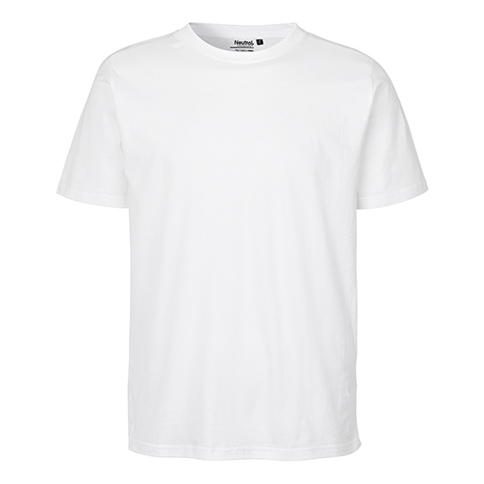 Koszulka Klasyczna Bawelna Organiczna NE60002 - White