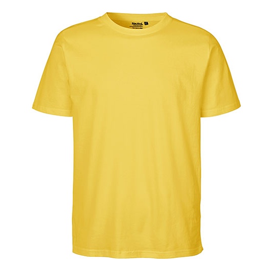 Koszulka Klasyczna Bawelna Organiczna NE60002 - Yellow