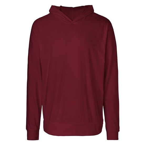 Bluza unisex z kapturem NE62101 - Bordeaux
