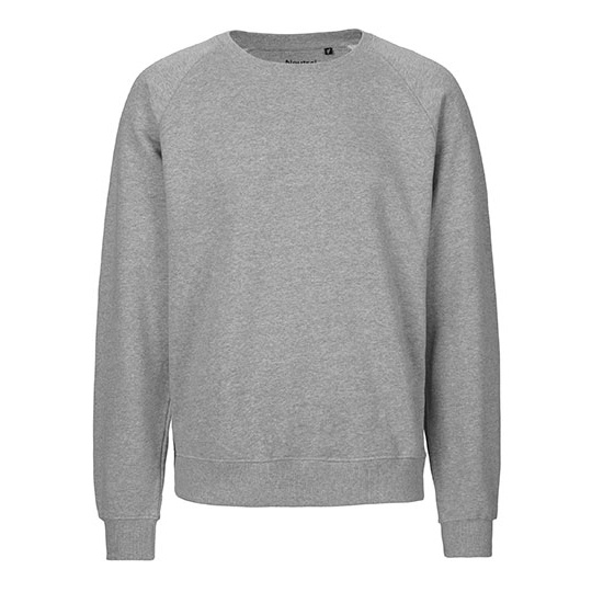 Bluza Klasyczna Bawelna Organiczna Fairtrade NE63001 - Sport Grey