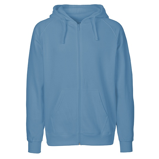 Bluza Rozpinana z Kapturem Bawelna Organiczna Fairtrade NE63301 - Dusty Indigo