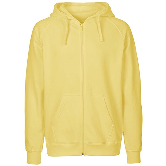 Bluza Rozpinana z Kapturem Bawelna Organiczna Fairtrade NE63301 - Dusty Yellow