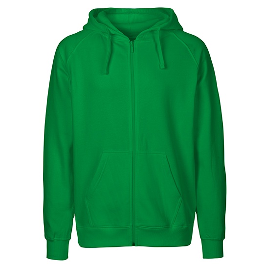Bluza Rozpinana z Kapturem Bawelna Organiczna Fairtrade NE63301 - Green