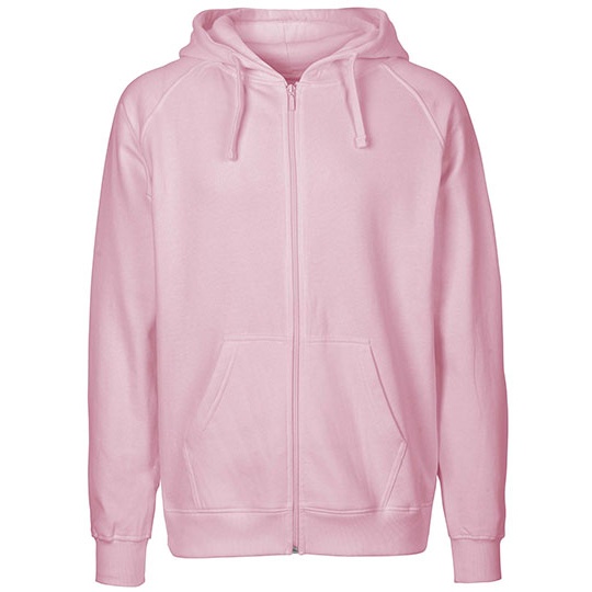Bluza Rozpinana z Kapturem Bawelna Organiczna Fairtrade NE63301 - Light Pink