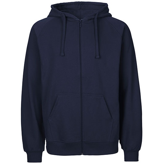 Bluza Rozpinana z Kapturem Bawelna Organiczna Fairtrade NE63301 - Navy