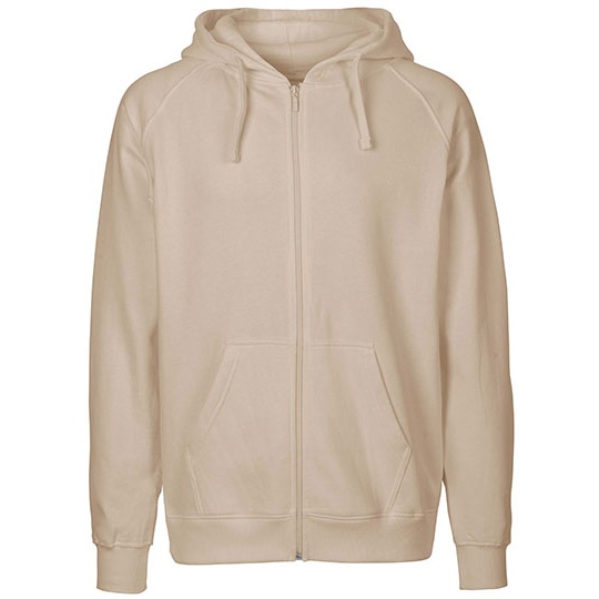 Bluza Rozpinana z Kapturem Bawelna Organiczna Fairtrade NE63301 - Sand