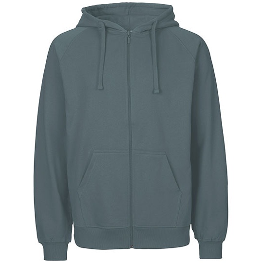 Bluza Rozpinana z Kapturem Bawelna Organiczna Fairtrade NE63301 - Teal