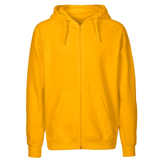 Bluza Rozpinana z Kapturem Bawelna Organiczna Fairtrade NE63301 - Yellow