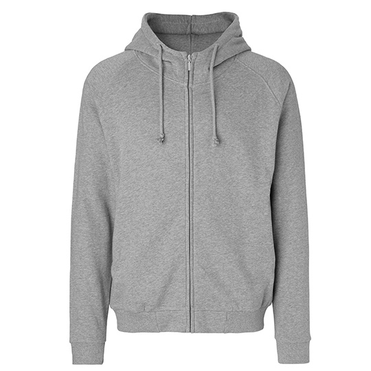 Bluza Unisex Bawełniana z Kapturem NE63401 - Sport Grey