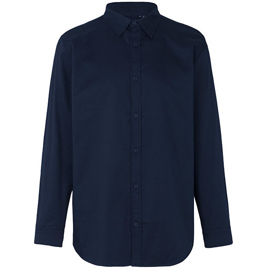 Męska koszula diagonalna NE67001 - Navy