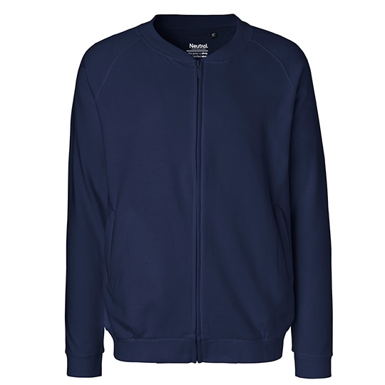 Bluza Unisex Bomberka Bawelniana Czesana NE73501 - Navy