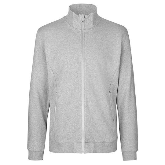 Bluza Unisex ze Stojka Bawełna Organiczna NE73601 - Sport Grey