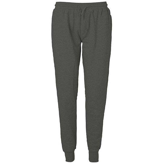 Spodnie Dresowe ze Ściągaczem Bawełna Fairtrade NE74002 - Charcoal