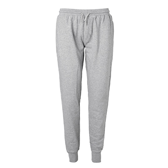 Spodnie Dresowe ze Ściągaczem Bawełna Fairtrade NE74002 - Sport Grey