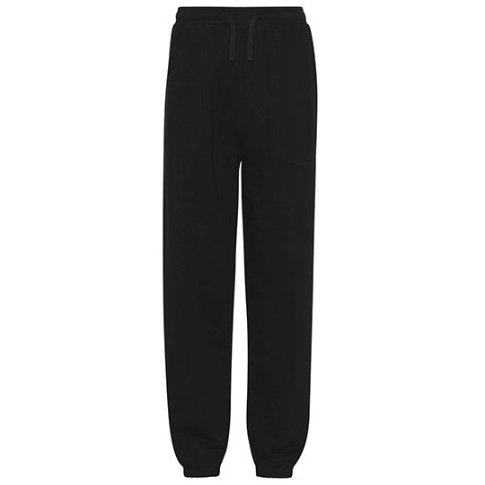 Spodnie Dresowe Unisex Luzny Kroj Bawełna Organiczna NE74003 - Black