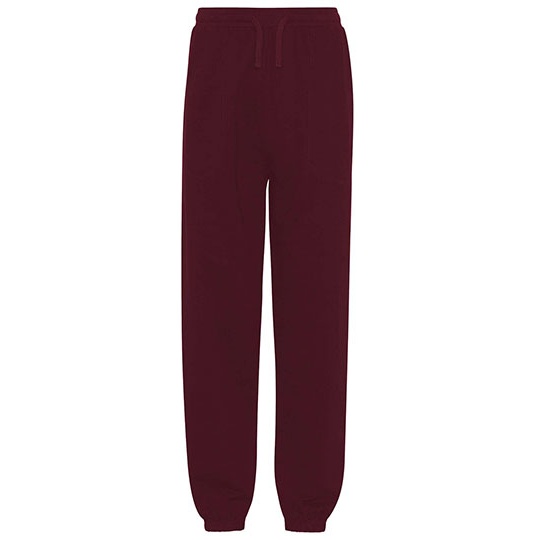 Spodnie Dresowe Unisex Luzny Kroj Bawelna Organiczna NE74003 - Bordeaux